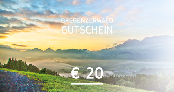 Bregenzerwald Gutschein - €20